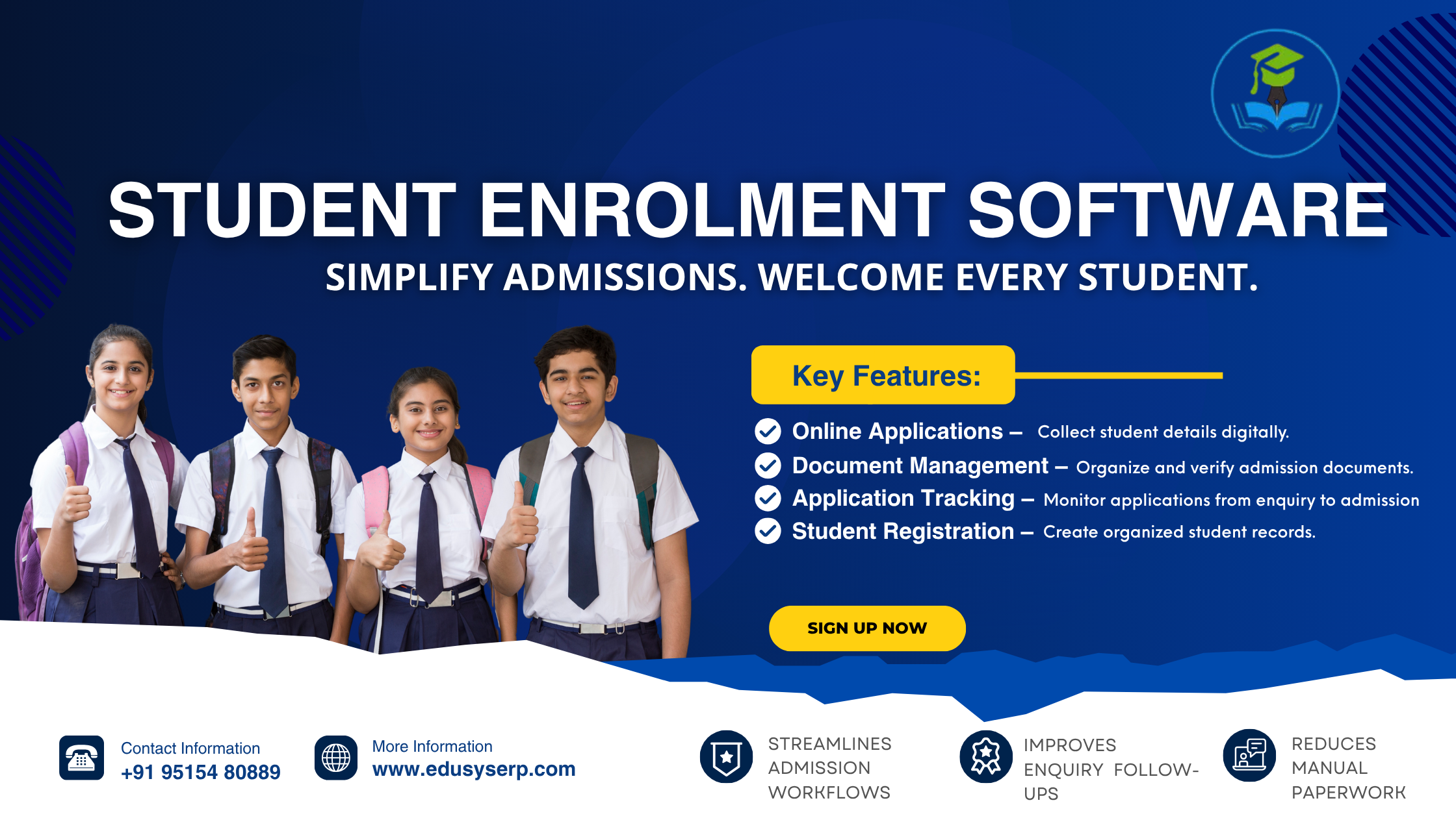 Student Enrolment Software for Schools & Colleges | EduSys ERP