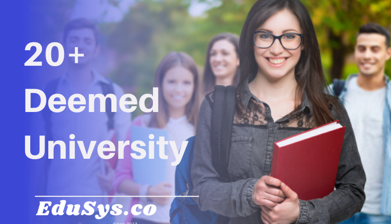 20+ Best Deemed University in India (2024)