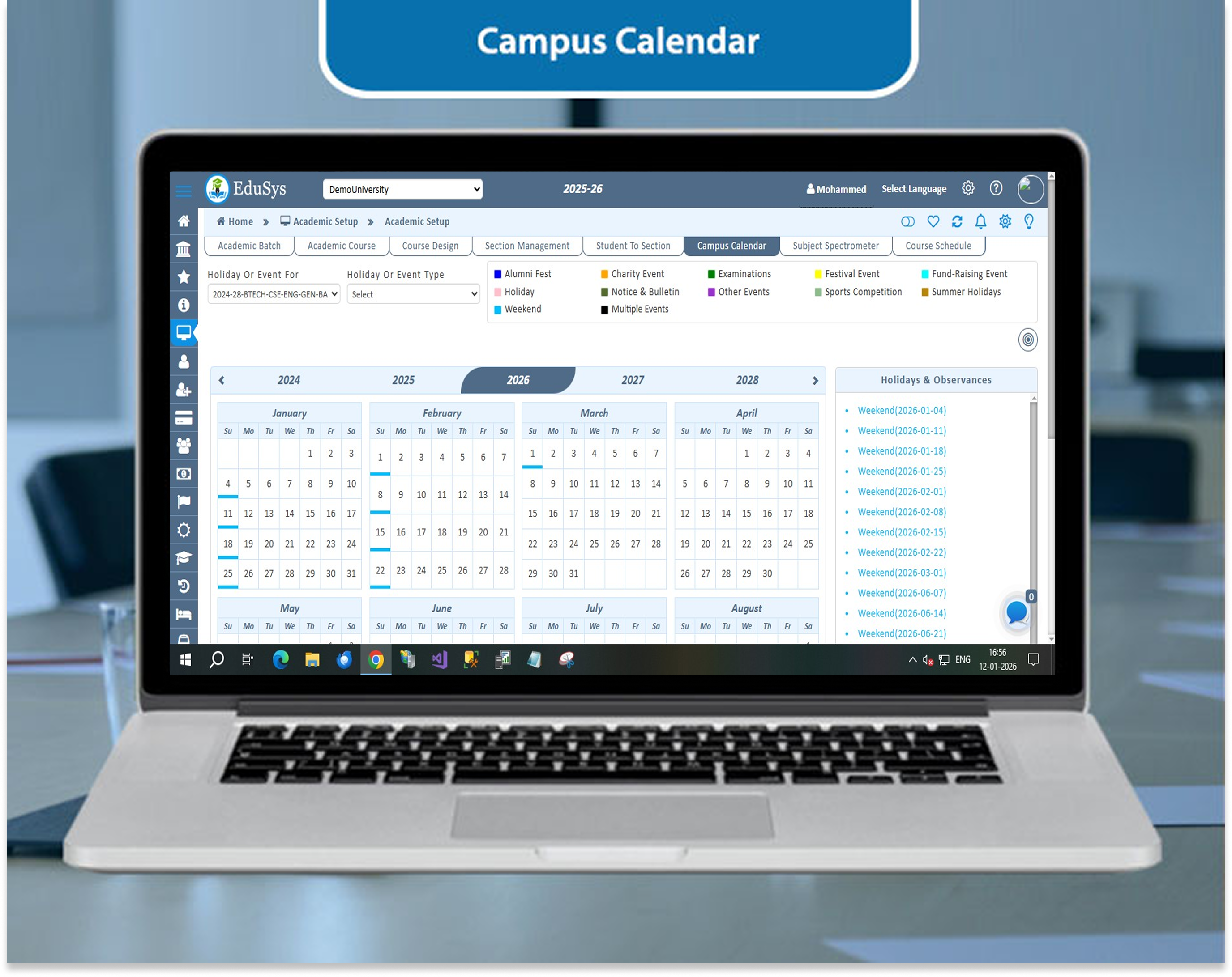 EduSys ERP - Free software for School, College, and Institutes