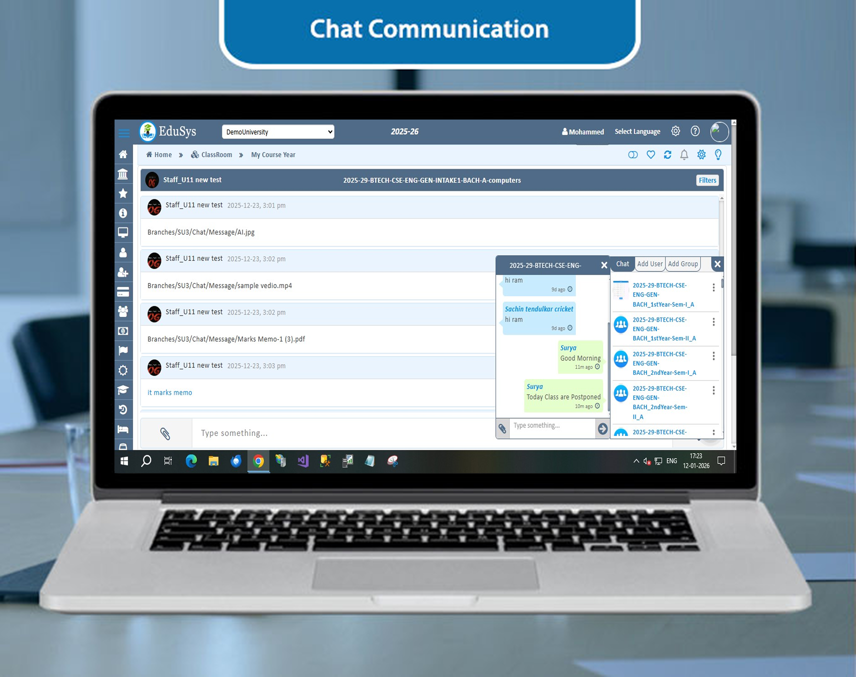 EduSys ERP - Free software for School, College, and Institutes