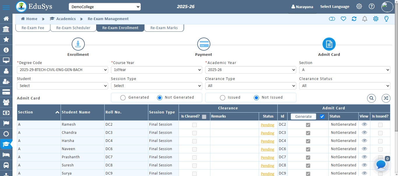 College Visitor Management