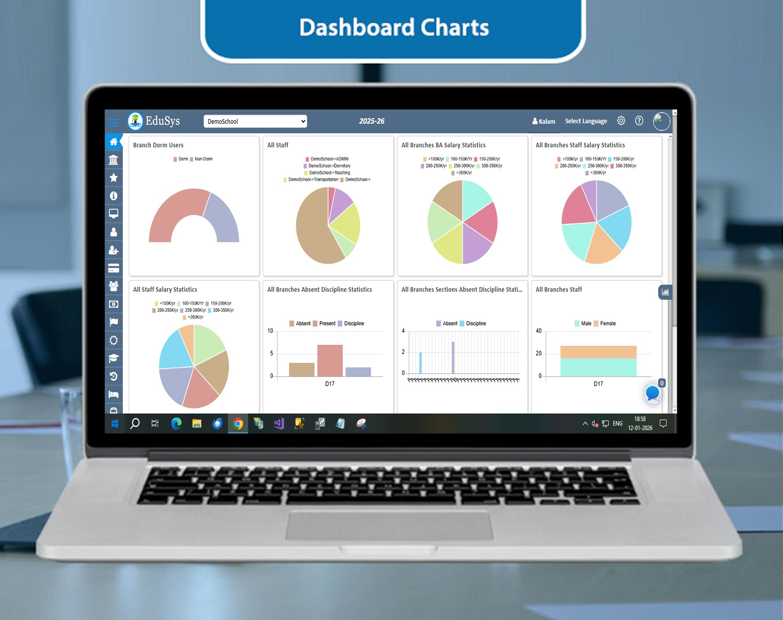 EduSys ERP - Free software for School, College, and Institutes