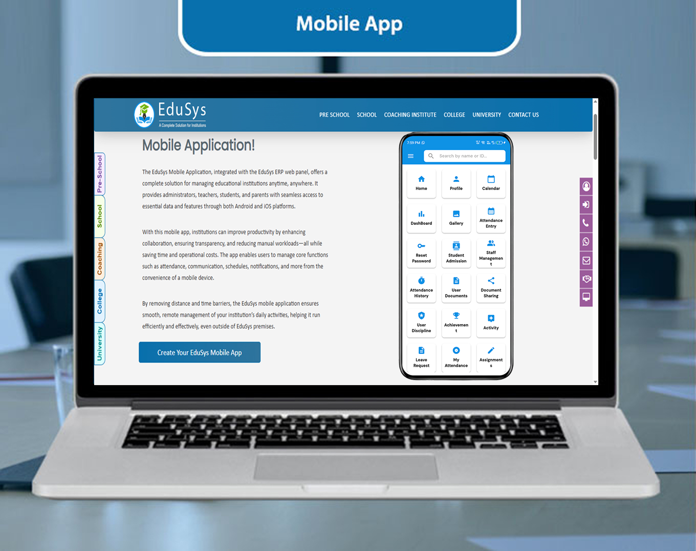 EduSys ERP - Free software for School, College, and Institutes