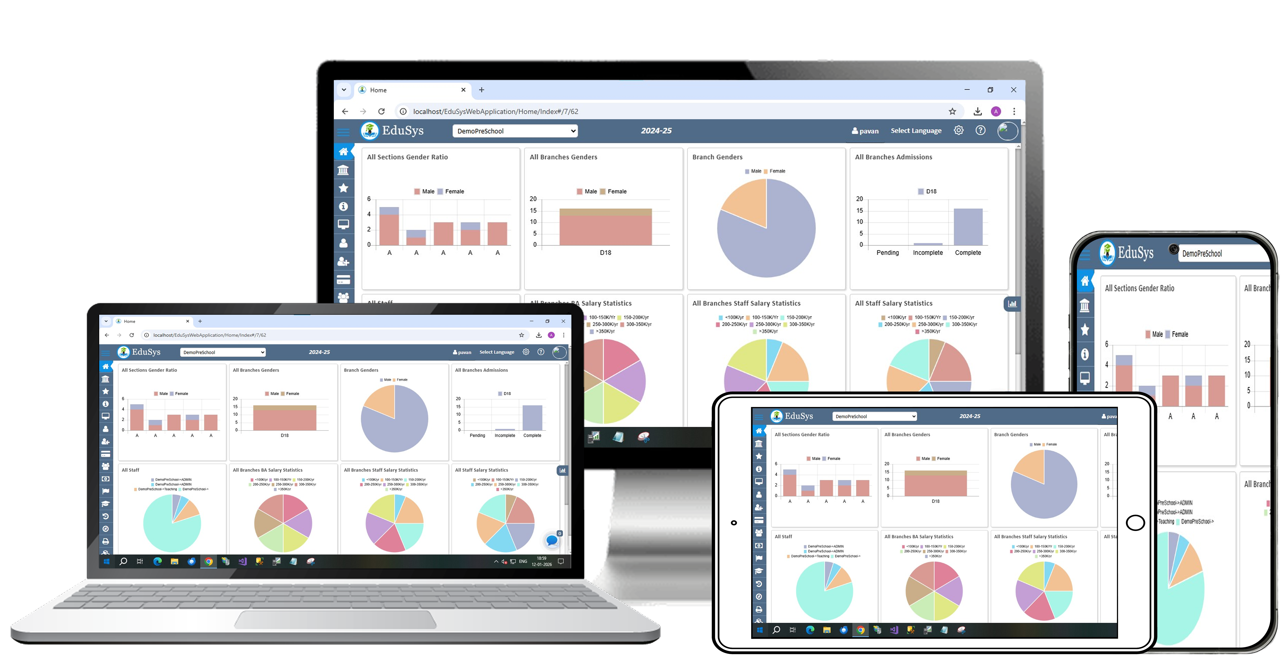 Pre-School Software compatible in Mobile, Laptop, Tab