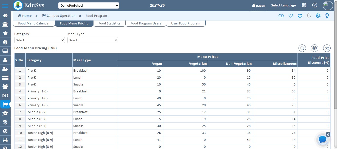 Pre-School Attendance Management