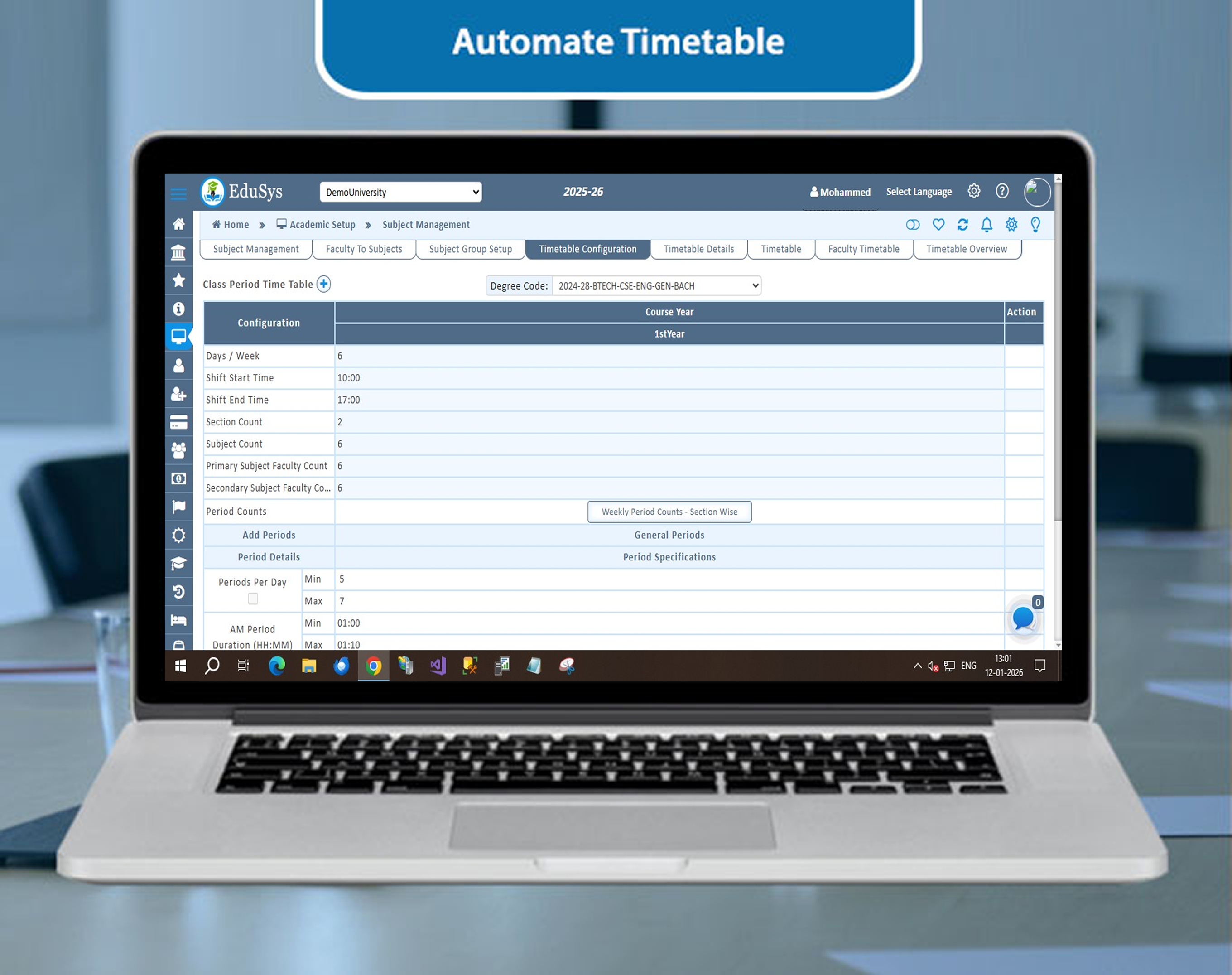EduSys ERP - Free software for School, College, and Institutes